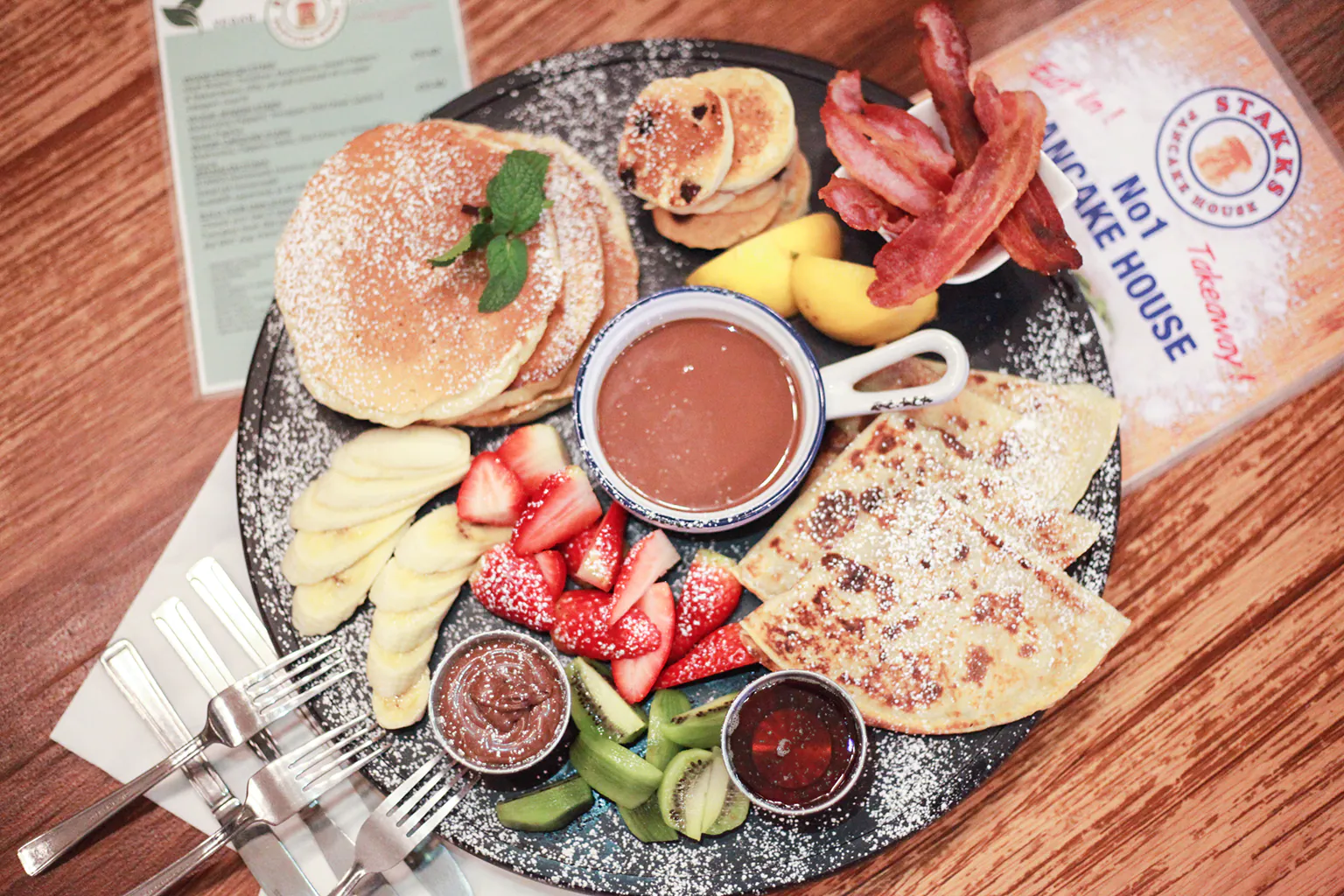 February Special – STAKKS Pancake Platter